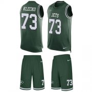 Wholesale Cheap Nike Jets #73 Joe Klecko Green Team Color Men's Stitched NFL Limited Tank Top Suit Jersey