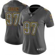 Wholesale Cheap Nike Vikings #97 Everson Griffen Gray Static Women's Stitched NFL Vapor Untouchable Limited Jersey
