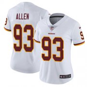 Wholesale Cheap Nike Redskins #93 Jonathan Allen White Women's Stitched NFL Vapor Untouchable Limited Jersey