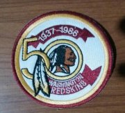 Wholesale Cheap Stitched NFL Washington Redskins 1937-1986 50TH Patch