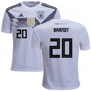 Wholesale Cheap Germany #20 Brandt White Home Kid Soccer Country Jersey