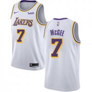Wholesale Cheap Men's Los Angeles Lakers #7 JaVale McGee White Nike NBA Association Edition Authentic Jersey