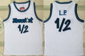 Wholesale Cheap Men\'s Orlando Magic #1 Penny Hardaway Nickname L.P. White Swingman Stitched NBA Basketball Jersey