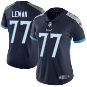 Wholesale Cheap Nike Titans #77 Taylor Lewan Navy Blue Team Color Women\'s Stitched NFL Vapor Untouchable Limited Jersey