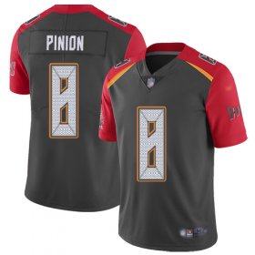Wholesale Cheap Nike Buccaneers #8 Bradley Pinion Gray Men\'s Stitched NFL Limited Inverted Legend Jersey