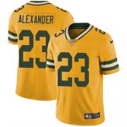 Wholesale Cheap Nike Packers #23 Jaire Alexander Yellow Youth Stitched NFL Limited Rush Jersey