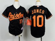 Wholesale Cheap Orioles #10 Adam Jones Black Cool Base Stitched Youth MLB Jersey