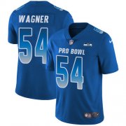 Wholesale Cheap Nike Seahawks #54 Bobby Wagner Royal Men's Stitched NFL Limited NFC 2019 Pro Bowl Jersey