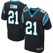 Wholesale Cheap Nike Panthers #21 Jeremy Chinn Black Team Color Men's Stitched NFL Vapor Untouchable Elite Jersey
