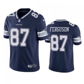 Cheap Men\'s Dallas Cowboys #87 Jake Ferguson Navy Vapor Untouchable Limited Football Stitched Jersey