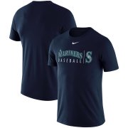Wholesale Cheap Seattle Mariners Nike MLB Practice T-Shirt Navy
