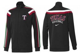 Wholesale Cheap MLB Texas Rangers Zip Jacket Black
