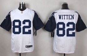 Wholesale Cheap Nike Cowboys #82 Jason Witten White Men\'s Stitched NFL Elite Rush Jersey