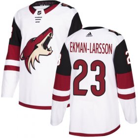 Wholesale Cheap Adidas Coyotes #23 Oliver Ekman-Larsson White Road Authentic Stitched Youth NHL Jersey