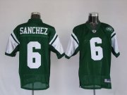 Wholesale Cheap Jets Mark Sanchez #6 Stitched Green NFL Jersey