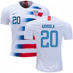 Wholesale Cheap USA #20 Arriola Home Kid Soccer Country Jersey