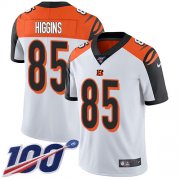 Wholesale Cheap Nike Bengals #85 Tee Higgins White Men's Stitched NFL 100th Season Vapor Untouchable Limited Jersey
