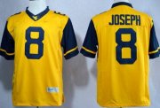 Wholesale Cheap West Virginia Mountaineers #8 Karl Joseph 2013 Yellow Limited Jersey