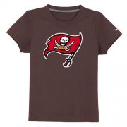 Wholesale Cheap Tampa Bay Buccaneers Sideline Legend Authentic Logo Youth T-Shirt Brown