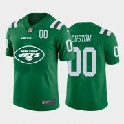 Wholesale Cheap New York Jets Custom Green Men's Nike Big Team Logo Player Vapor Limited NFL Jersey