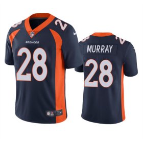 Wholesale Cheap Men\'s Denver Broncos #28 Latavius Murray Navy Vapor Untouchable Stitched Jersey
