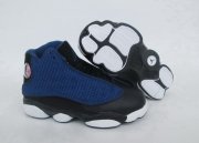 Wholesale Cheap Kids' Air Jordan 13 Retro Shoes Brave Blue/Black-White