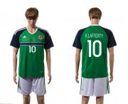 Wholesale Cheap Northern Ireland #10 K.Lafferty Green Home Soccer Country Jersey