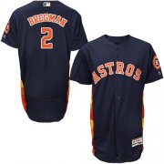 Wholesale Cheap Astros #2 Alex Bregman Navy Blue Flexbase Authentic Collection Stitched MLB Jersey