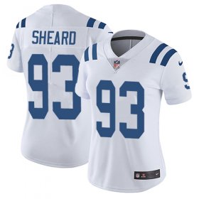 Wholesale Cheap Nike Colts #93 Jabaal Sheard White Women\'s Stitched NFL Vapor Untouchable Limited Jersey