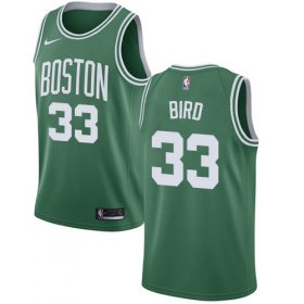 Wholesale Cheap Nike Boston Celtics #33 Larry Bird Green NBA Swingman Icon Edition Jersey