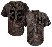 Wholesale Cheap Mets #32 Steven Matz Camo Realtree Collection Cool Base Stitched MLB Jersey