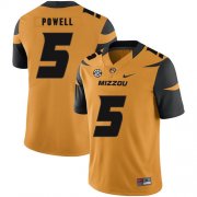 Wholesale Cheap Missouri Tigers 5 Taylor Powell Gold Nike College Football Jersey