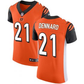 Wholesale Cheap Nike Bengals #21 Darqueze Dennard Orange Alternate Men\'s Stitched NFL Vapor Untouchable Elite Jersey