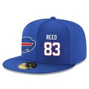 Wholesale Cheap Buffalo Bills #83 Andre Reed Snapback Cap NFL Player Royal Blue with White Number Stitched Hat