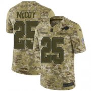 Wholesale Cheap Nike Bills #25 LeSean McCoy Camo Men's Stitched NFL Limited 2018 Salute To Service Jersey