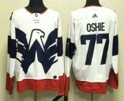 Cheap Men's Washington Capitals #77 TJ Oshie White 2023 Stadium Series Authentic Jersey