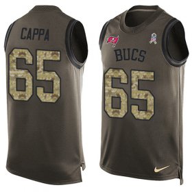 Wholesale Cheap Nike Buccaneers #65 Alex Cappa Green Men\'s Stitched NFL Limited Salute To Service Tank Top Jersey