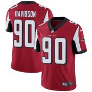 Wholesale Cheap Nike Falcons #90 Marlon Davidson Red Team Color Men's Stitched NFL Vapor Untouchable Limited Jersey