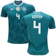 Wholesale Cheap Germany #4 Ginter Away Kid Soccer Country Jersey