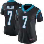 Wholesale Cheap Nike Panthers #7 Kyle Allen Black Team Color Women's Stitched NFL Vapor Untouchable Limited Jersey