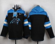 Wholesale Cheap Nike Panthers Blank Black Player Pullover NFL Hoodie
