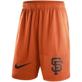 Wholesale Cheap Men\'s San Francisco Giants Nike Orange Dry Fly Shorts