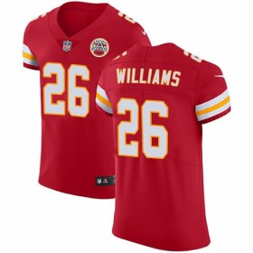 Wholesale Cheap Nike Chiefs #26 Damien Williams Red Team Color Men\'s Stitched NFL Vapor Untouchable Elite Jersey