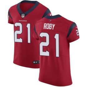 Wholesale Cheap Nike Texans #21 Bradley Roby Red Alternate Men\'s Stitched NFL Vapor Untouchable Elite Jersey