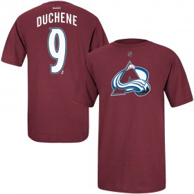 Wholesale Cheap Colorado Avalanche #9 Matt Duchene Reebok Name & Number T-Shirt Burgundy