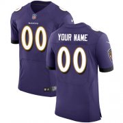 Wholesale Cheap Nike Baltimore Ravens Customized Purple Team Color Stitched Vapor Untouchable Elite Men's NFL Jersey