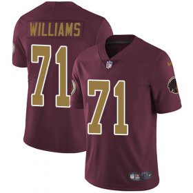 Wholesale Cheap Nike Redskins #71 Trent Williams Burgundy Red Alternate Men\'s Stitched NFL Vapor Untouchable Limited Jersey