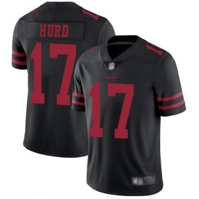 Wholesale Cheap Nike 49ers #17 Jalen Hurd Black Alternate Men\'s Stitched NFL Vapor Untouchable Limited Jersey