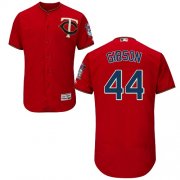 Wholesale Cheap Twins #44 Kyle Gibson Red Flexbase Authentic Collection Stitched MLB Jersey