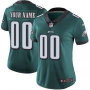 Wholesale Cheap Nike Philadelphia Eagles Customized Midnight Green Team Color Stitched Vapor Untouchable Limited Women's NFL Jersey